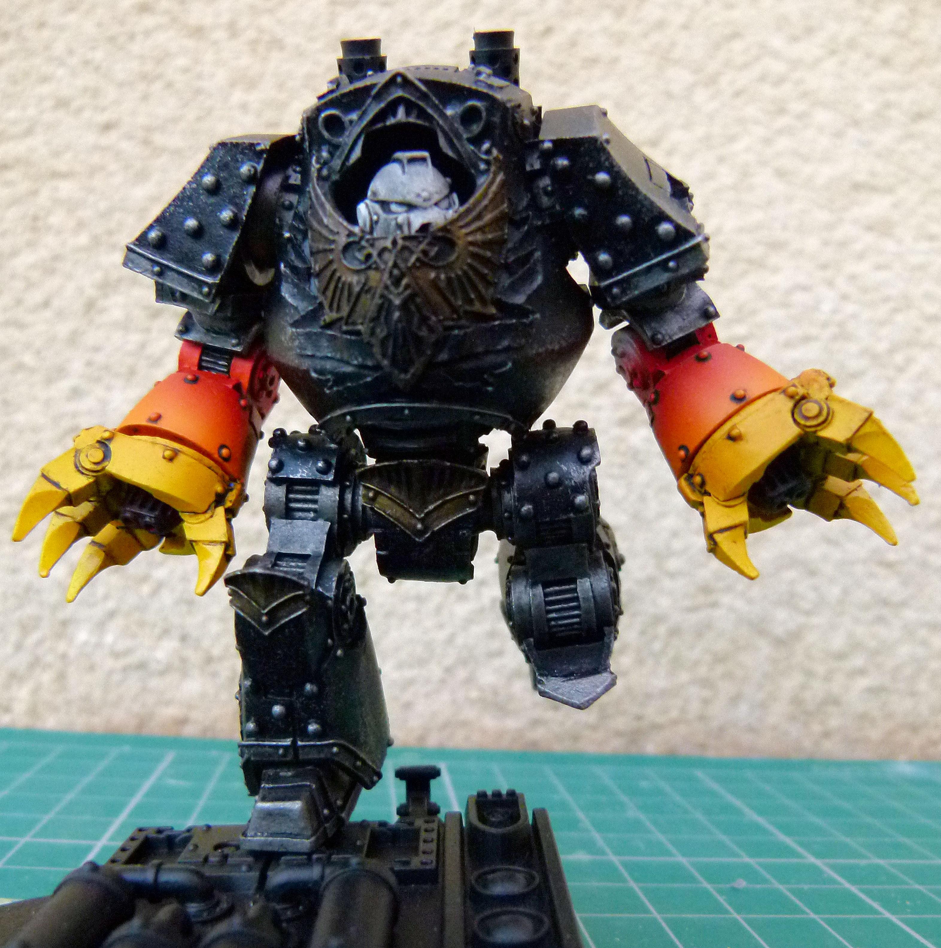 Contemptor Dreadnought WIP Power Fists Contemptor Dreadnought WIP